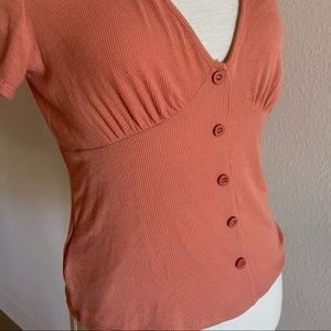 BCBGeneration Orange Shirt